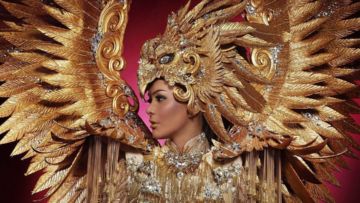 Ini Dia ‘Garuda’ – National Costume yang Dipakai Wakil Indonesia Di Miss Universe 2017