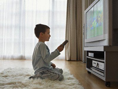 Jangan sering nonton tv ya