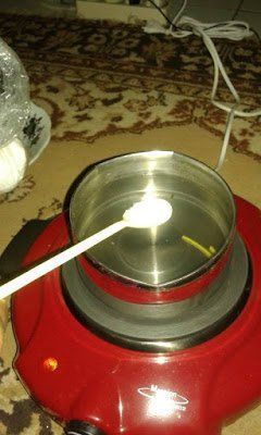 Merebus dengan KOH