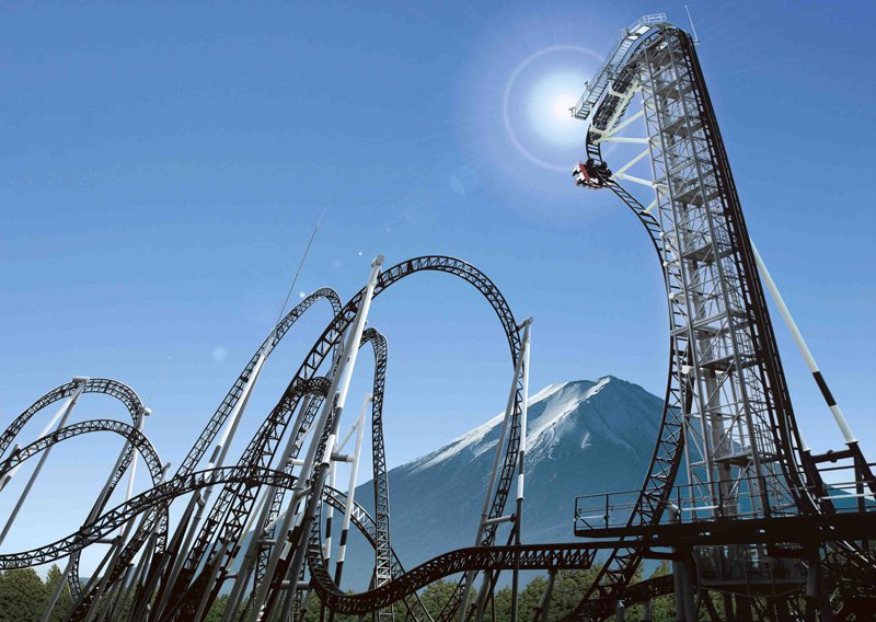Begini Nih Penampilan Roller Coaster Paling Ekstrem di Dunia! Curam Banget Lintasannya…