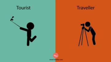 12 Ilustrasi yang Membedakan Turis dan Traveller, Waduh Jangan Disamakan Dong!