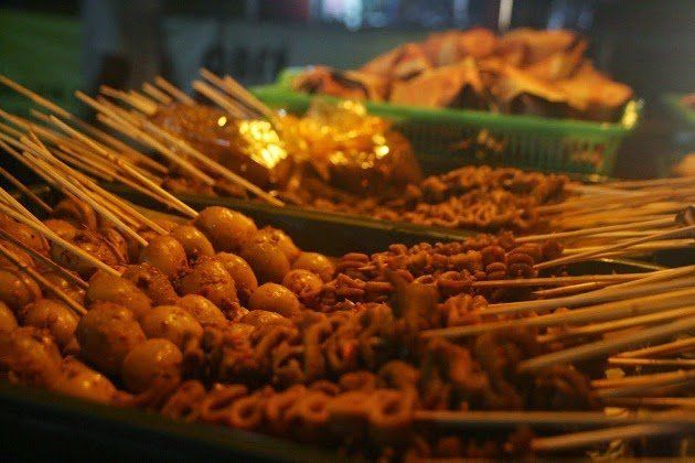 Menu makan malam di Jogja