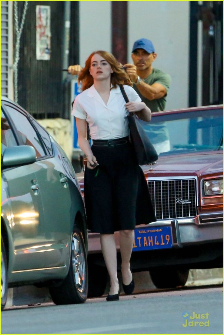 on set La La Land