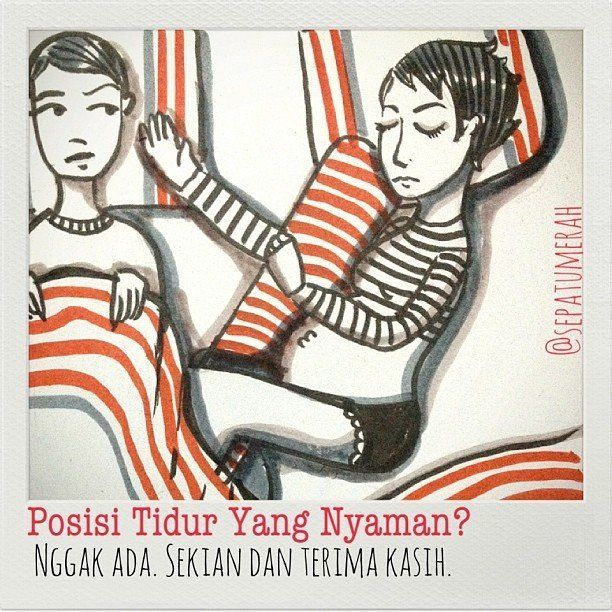 posisi tidur serba salah