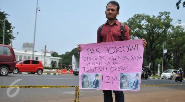 Orang tua menjual ginjal