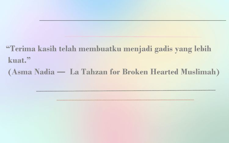 dengannya kamu jadi lebih kuat 