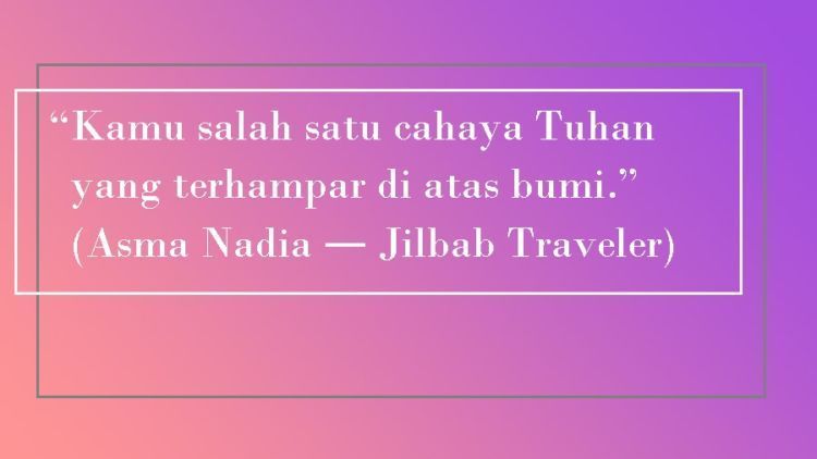 padahal ia adalah cahaya Tuhan yang terang 