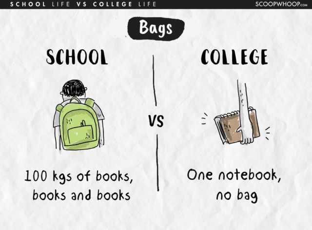 Ribet Banget Ya Sekolah. Buku Banyak Banget. Nggak Kaya Kuliah