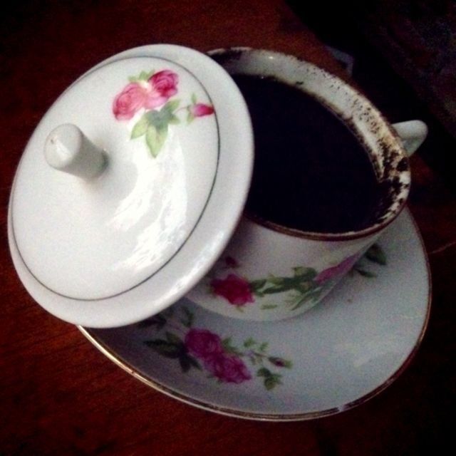 Secangkir kopi argopuro yang nikmat