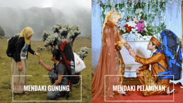 Jodoh Bisa Datang Di Mana Saja. Begini Nih 10 Potret Pendaki yang Naik Pelaminan Setelah Naik Gunung!