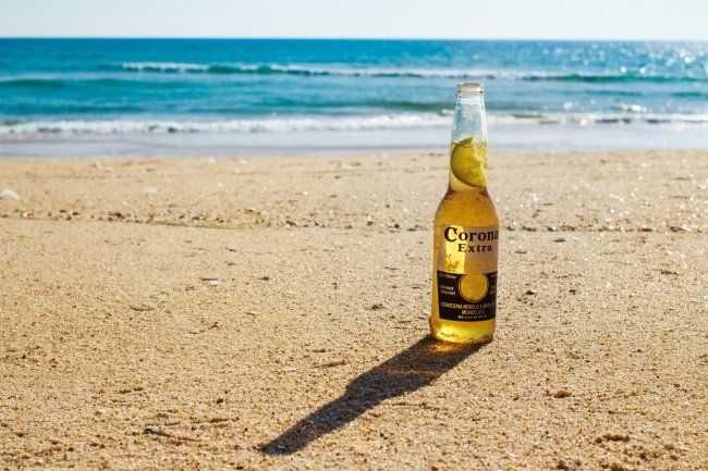 a bottle of beer