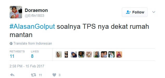 Alasan Golput 23 Netizen Ini Bisa Diterima Nggak? Mereka Terlalu Baper untuk Memilih :( 26 Horor sih ini