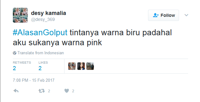 Alasan Golput 23 Netizen Ini Bisa Diterima Nggak? Mereka Terlalu Baper untuk Memilih :( 36 Gimana pengennya mbak aja deh