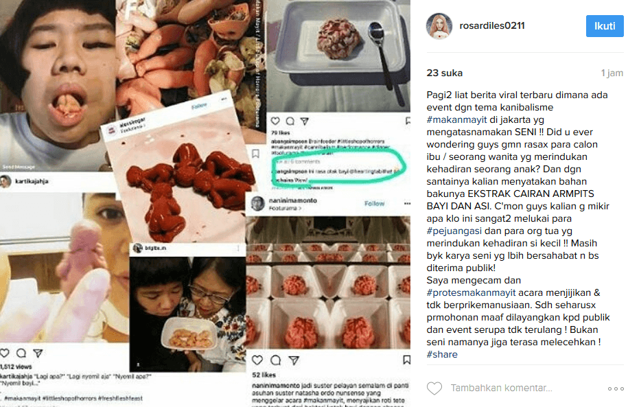 #MakanMayit: Acara Melahap Makanan Berbentuk Janin Bayi. Seramnya, Wajar Banyak Ibu-Ibu Gagal Paham