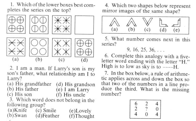 MENSA, Organisasi Untuk Orang dengan IQ Tertinggi di Dunia. Yang Merasa IQ-nya Tinggi, Daftar Deh 13 Tuh contoh soalnya. Bisa nggak?