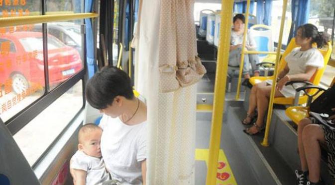 Pojok menyusui di bus