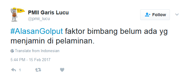 Alasan Golput 23 Netizen Ini Bisa Diterima Nggak? Mereka Terlalu Baper untuk Memilih :( 31 Nggak ada pengaruhnya sih ini