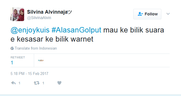 Alasan Golput 23 Netizen Ini Bisa Diterima Nggak? Mereka Terlalu Baper untuk Memilih :( 28 Kebiasaan nih
