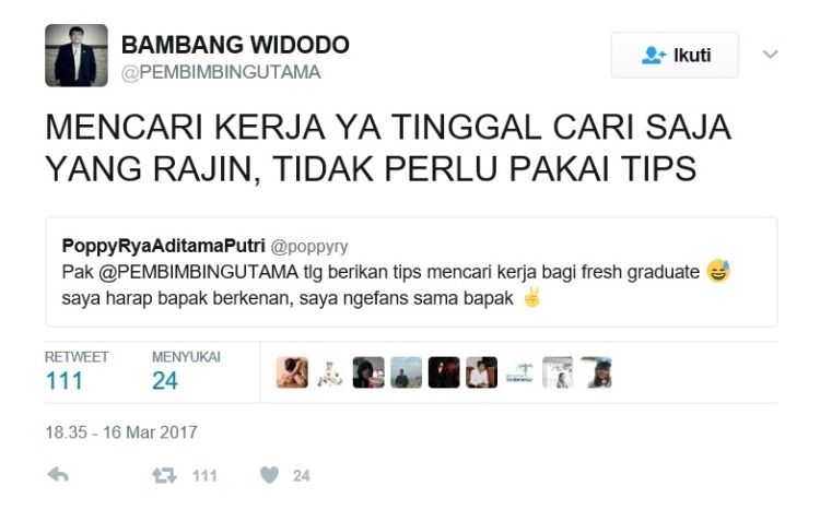 Ini Akun @PEMBIMBINGUTAMA Beneran Dosen Pembimbing yang Punya? Twit-Twitnya Bijak Tapi Sungguh Kocak