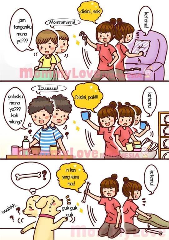 20 Ilustrasi Lucu ini Tunjukkan Betapa Lelahnya Jadi Mahmud. Tapi Tetap, Bahagianya Luar Biasa Dong~