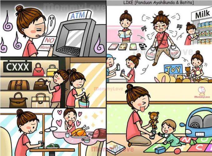 20 Ilustrasi Lucu ini Tunjukkan Betapa Lelahnya Jadi Mahmud. Tapi Tetap, Bahagianya Luar Biasa Dong~