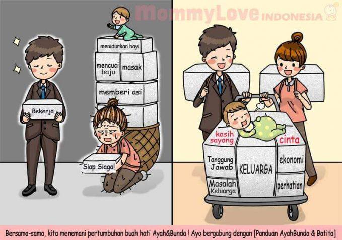 20 Ilustrasi Lucu ini Tunjukkan Betapa Lelahnya Jadi Mahmud. Tapi Tetap, Bahagianya Luar Biasa Dong~