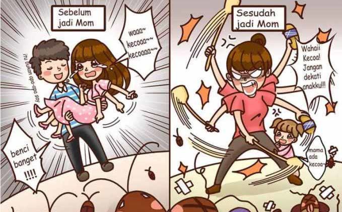 20 Ilustrasi Lucu ini Tunjukkan Betapa Lelahnya Jadi Mahmud. Tapi Tetap, Bahagianya Luar Biasa Dong~