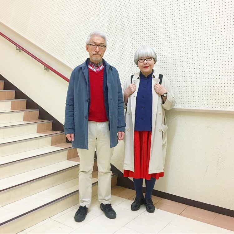 Inilah 13 Foto Super Stylish Pasangan Kakek-Nenek dari 