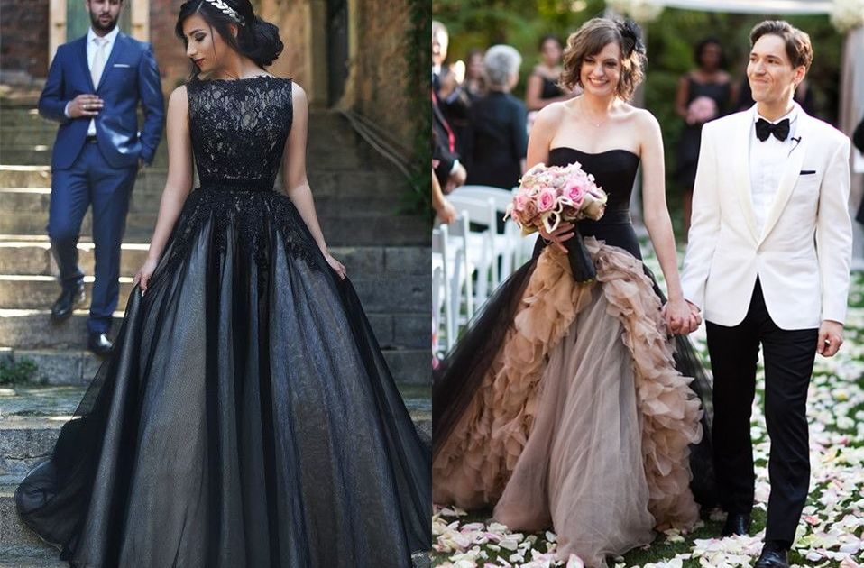 11 Ide Gaun  Warna  Hitam untuk Pernikahan  Siapa Bilang 