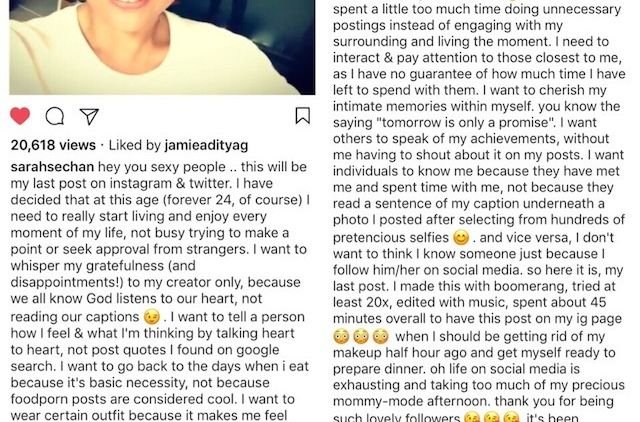Heboh Sarah Sechan yang Pamit Dari Media Sosial, 6 Artis Ini Juga Pernah Lakukan Hal yang Sama