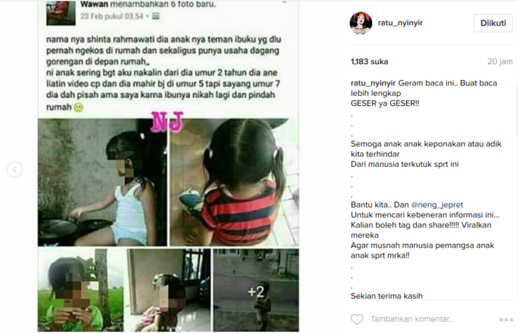 Gegernya Kita Semua Karena Grup Pedofil di Facebook, Asli Bikin Naik Darah Banget Bacanya! 9 Gegernya Kita Semua Karena Grup Pedofil di Facebook, Asli Bikin Naik Darah Banget Bacanya!