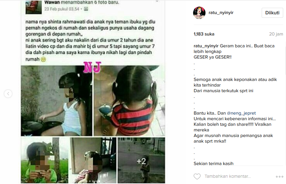 Gegernya Kita Semua Karena Grup Pedofil di Facebook, Asli Bikin Naik Darah Banget Bacanya!