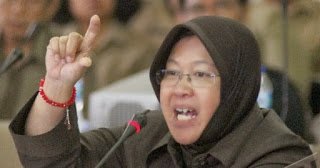 Walikota Surabaya Tri Rismaharini