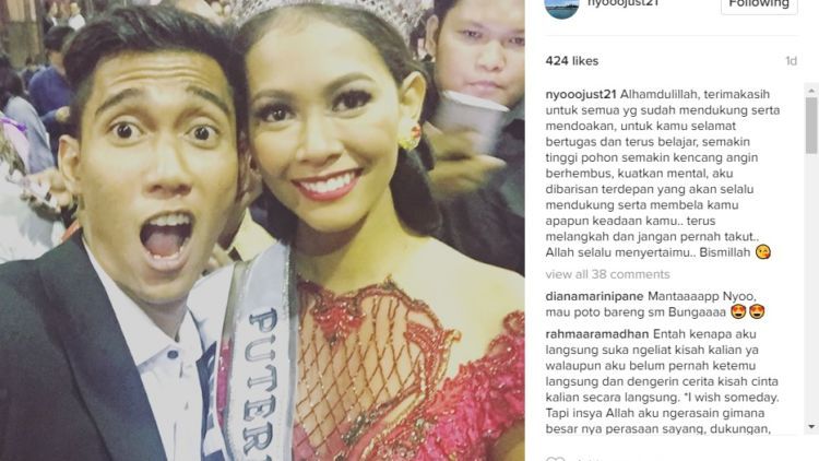 Jatuh Cinta 2004, Jadiannya 2008 dan Bertahan Hingga Kini, Inilah Kisah Cinta Putri Indonesia 2017!