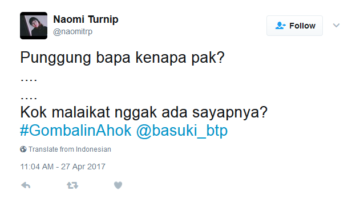 6 Bulan Lagi Ditinggal, Netizen Udah Mulai Ngegombal ke Ahok. Tagar #GombalinAhok pun Bertebaran