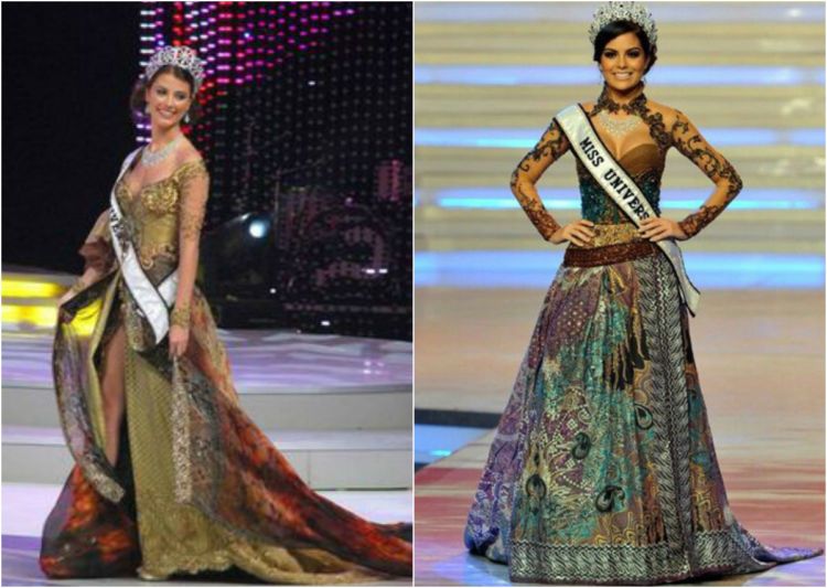 Keanggunan 8 Miss Universe Mengenakan Kebaya dari Tahun Ke Tahun. Inikah Bidadari Dunia?