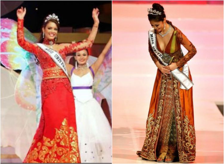 Keanggunan 8 Miss Universe Mengenakan Kebaya dari Tahun Ke Tahun. Inikah Bidadari Dunia?