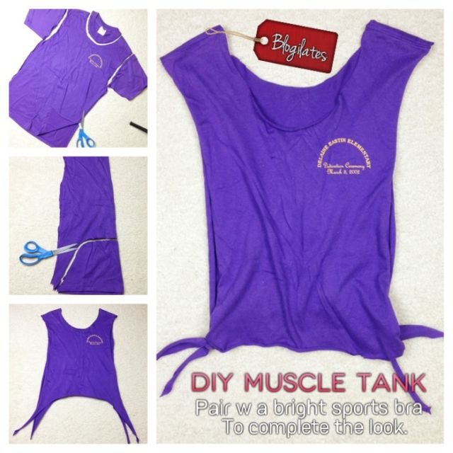 DIY Muscle Tank Tee