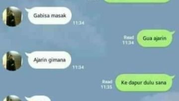 Cewek Ini Ternyata Nggak Bisa Masak, Lalu Diajari Masak Telur Sama Cowoknya, Isi Chatnya Bikin Gemas