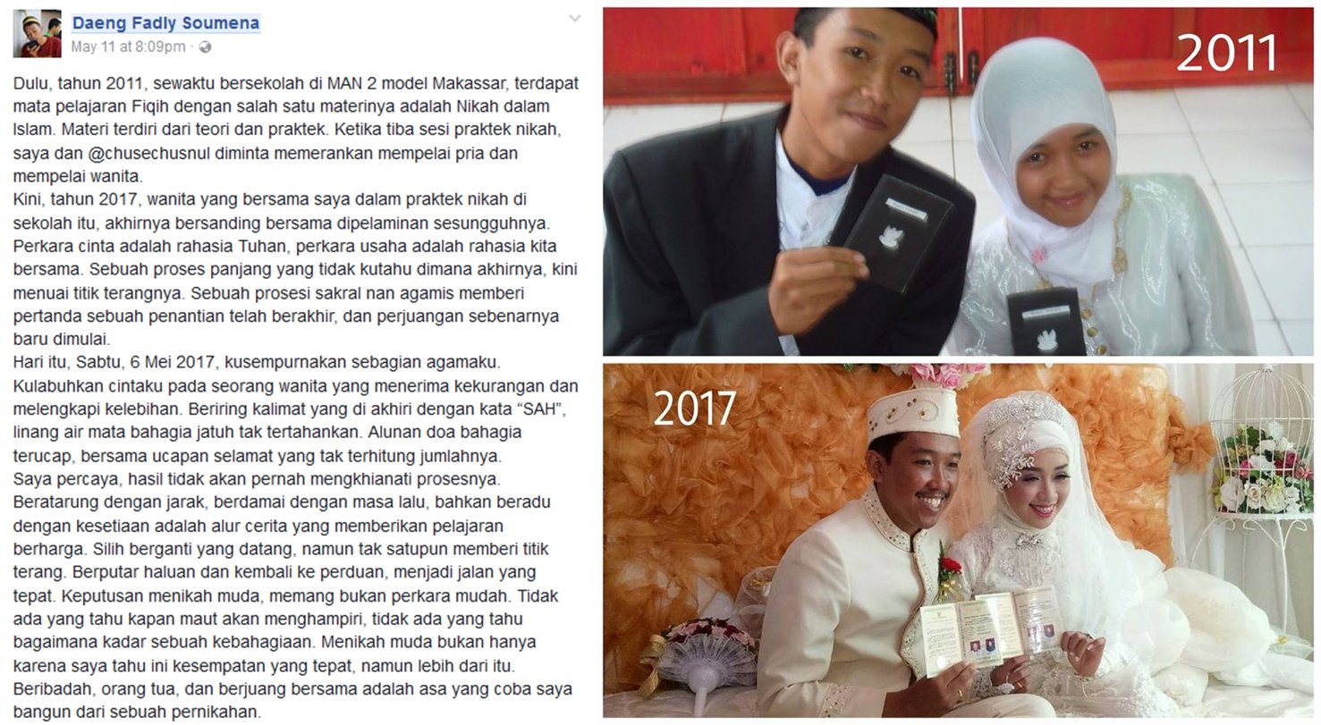 Suami-Istri Baru Ini Dulunya Sempat Nikah Pura-pura Buat Praktikum, Eh Sekarang Sah Beneran, Sweet!