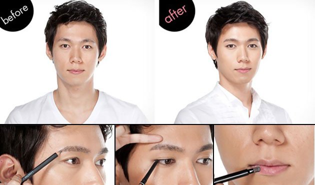 Cowok Korea Ternyata Lebih Pede Kalau Pakai Make Up. Untung Cowok Indonesia Nggak Butuh Itu!