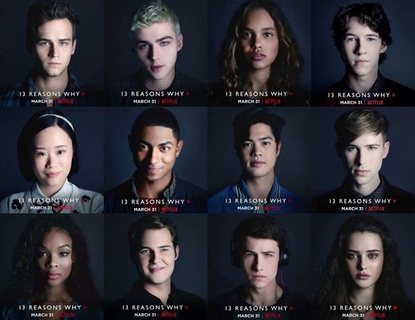 13 reasons why cast