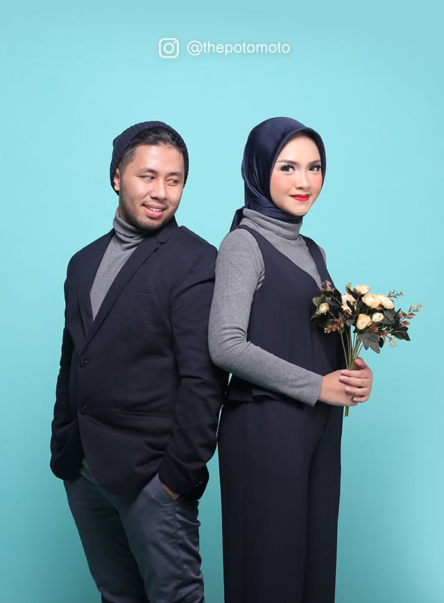 5 Foto Prewedding Hijab Simple Tapi Super Kece 