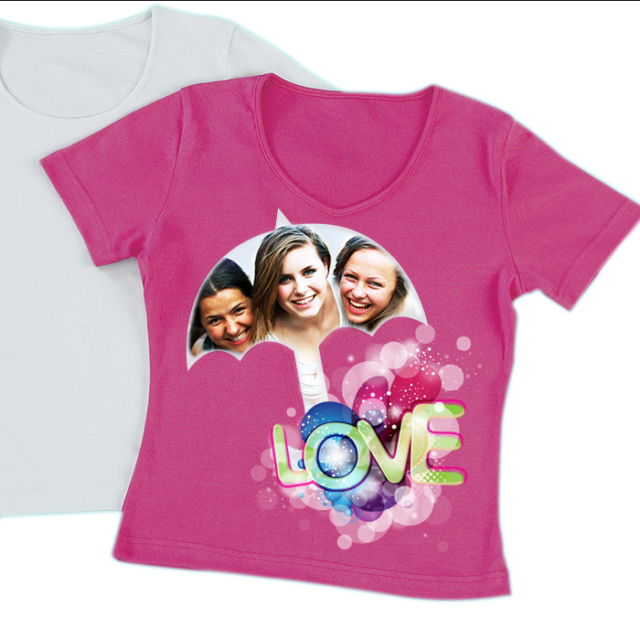 photo on t-shirt