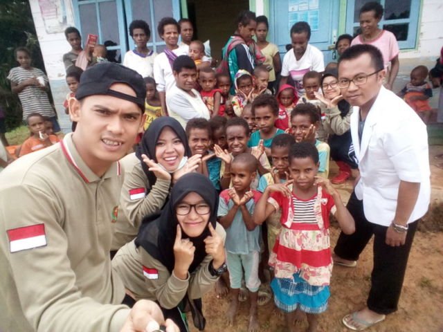 Foto bersama setelah kegiatan posyandu