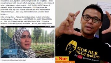 Ngeyel Bilang Jupe Masih Belum Meninggal, Akhirnya Ulfa Ditegur Ustad Gus Nur. Diminta Bertobat Pula