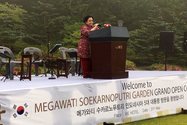 Baru Diresmikan. Ada Megawati Soekarnoputri Garden di Korea Selatan! Ini 4 Cerita Di Balik Namanya
