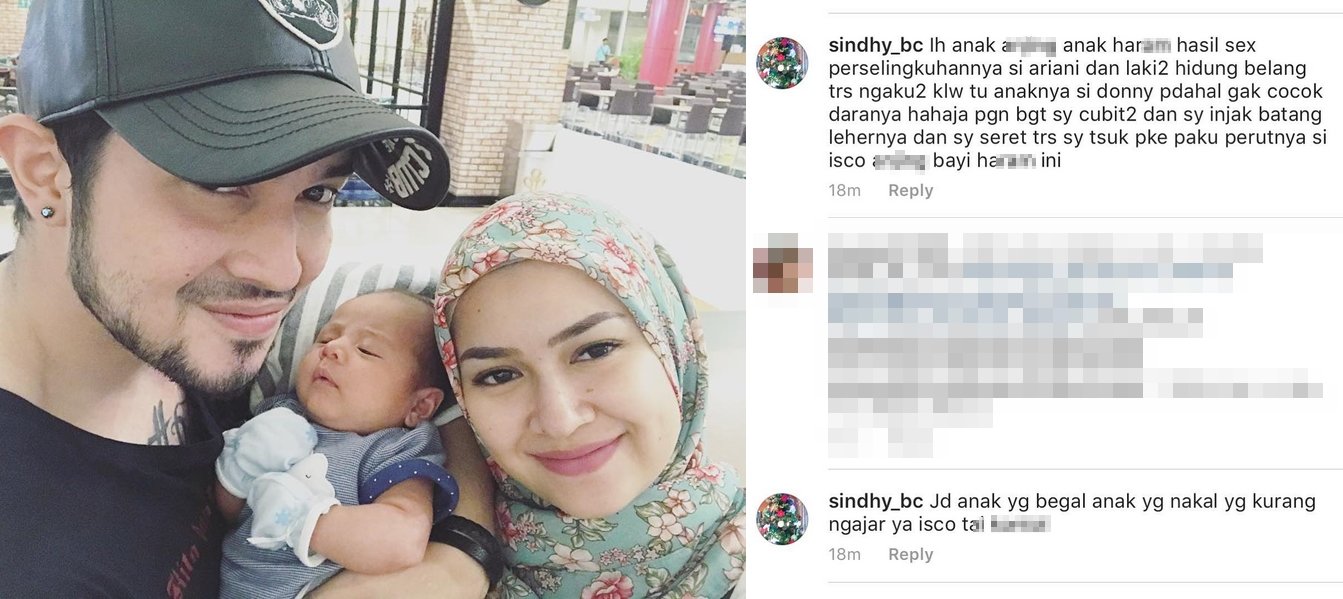 Anak Pasangan Artis Donny-Aryani Belum Bisa Bicara Tapi Udah Kena Caci Maki Netizen, Ini Balasannya!