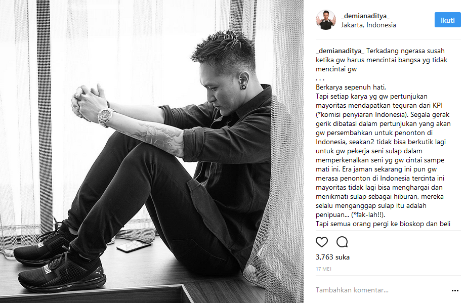 Susahnya Jadi Pesulap di Indonesia, Nggak Dihargai Saudara Setanah Airnya Sendiri, ‘Puk Puk’ Demian