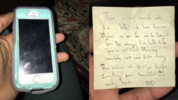 Pria Ini Menemukan iPhone dengan Surat Bunuh Diri di Dalamnya, Untungnya Belum Terlambat….
